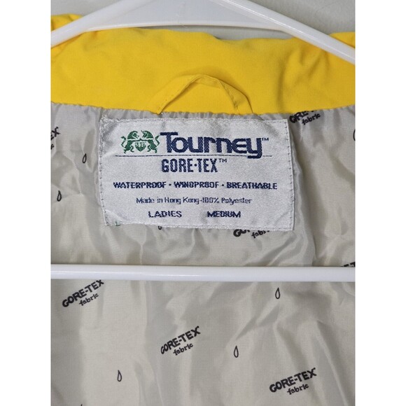 Vintage 1990s Tourney Golf Gore-Tex Waterproof Windbreaker Jacket Ladies Medium - Picture 7 of 10